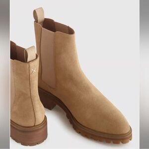 NEW Quince Suede Leather Chelsea Ankle Boots Size 6/6.5